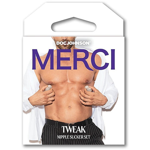 Kink Merci Tweak Nipple Sucker Set By Doc Johnson - Breast and Nipple Toys