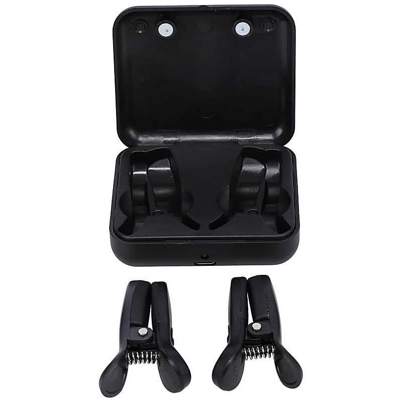 Merci Vibro Grippers by Doc Johnson - Nipple and Clit Clamps