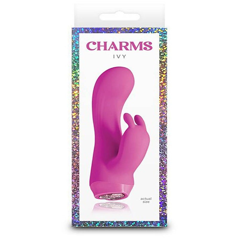 NS Novelties Charms Ivy Rechargeable Rabbit Vibrator - Rabbit Vibrators