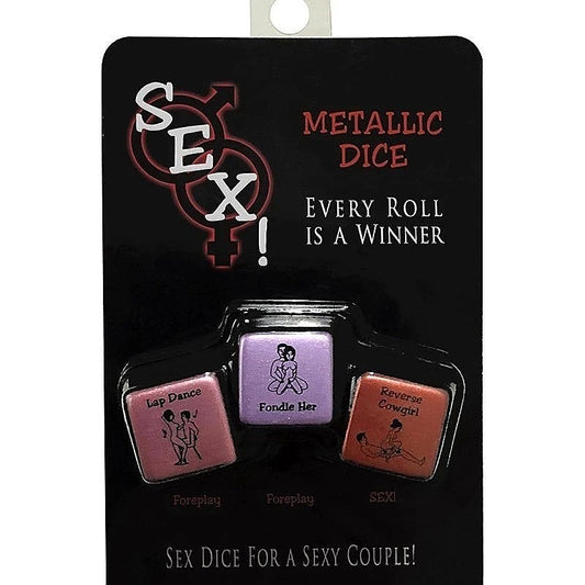 Metallic Sex Dice by Kheper Games - Sex Games, Coupons and Tricks