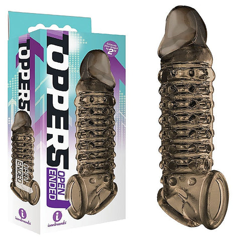 The 9'S Toppers Open Ended By Icon Brands - Penis Sleeves and Extenders