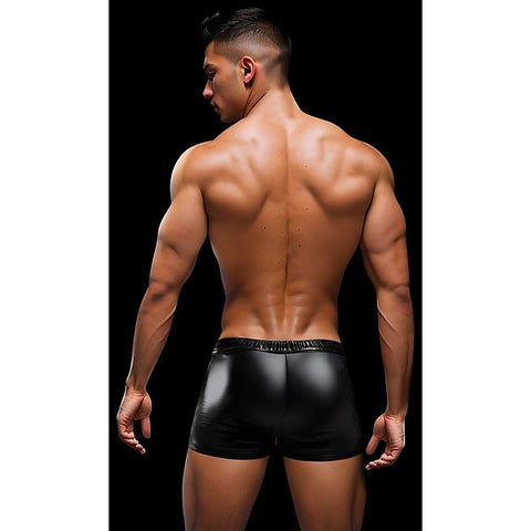 Envy Lace Up Wetlook Trunks Large/XL Black/Red
