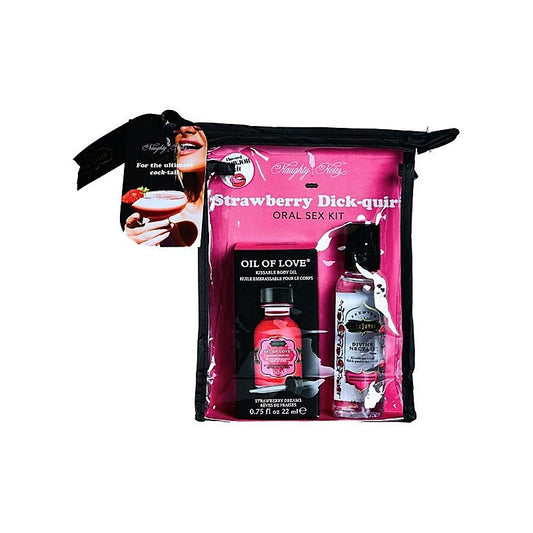 Strawberry Dick Quiri Oral Sex Cocktail Kit By Kama Sutra - Sex Kits