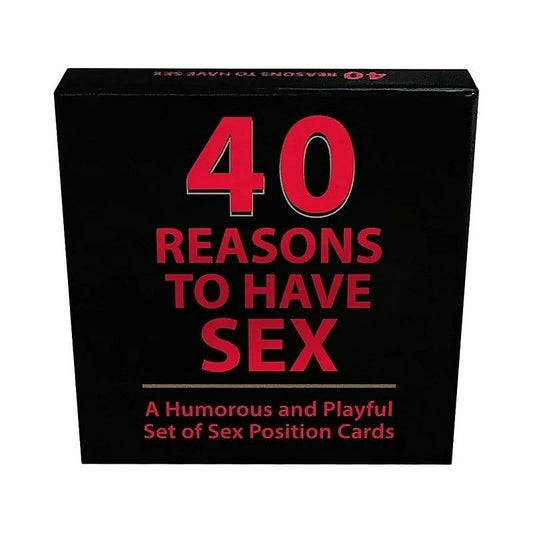 40 Reasons To Have Sex Position Card Game By Kheper Games - Sex Games, Coupons and Tricks