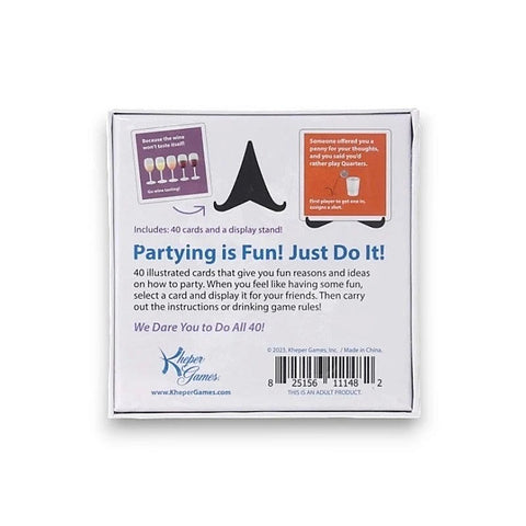 40 Reasons to Party by Kheper Games - Sex Games, Coupons and Tricks