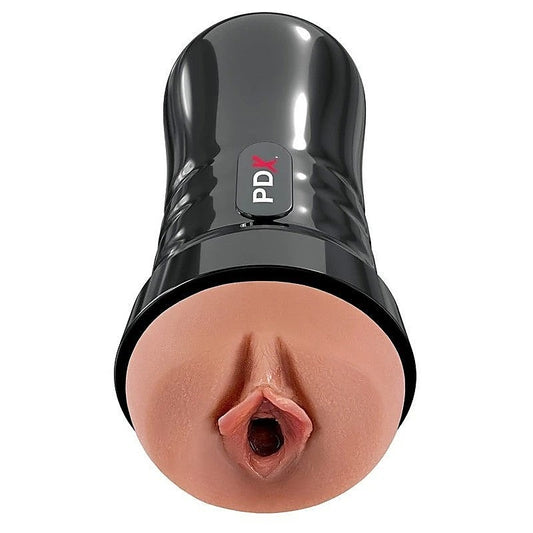PDX Extreme Wet Pussies Super Juicy Snatch Stroker Brown