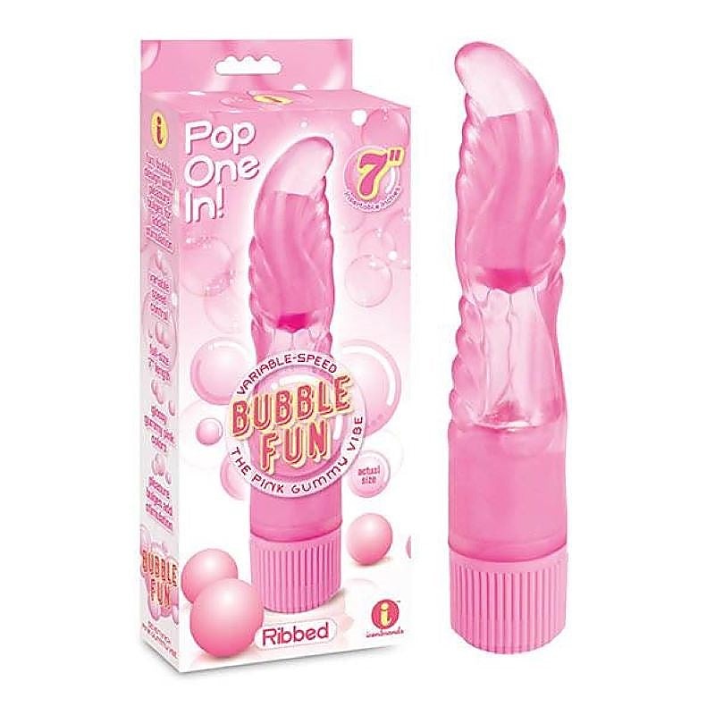 The 9's Bubble Fun - Ribbed - G-Spot Vibrators