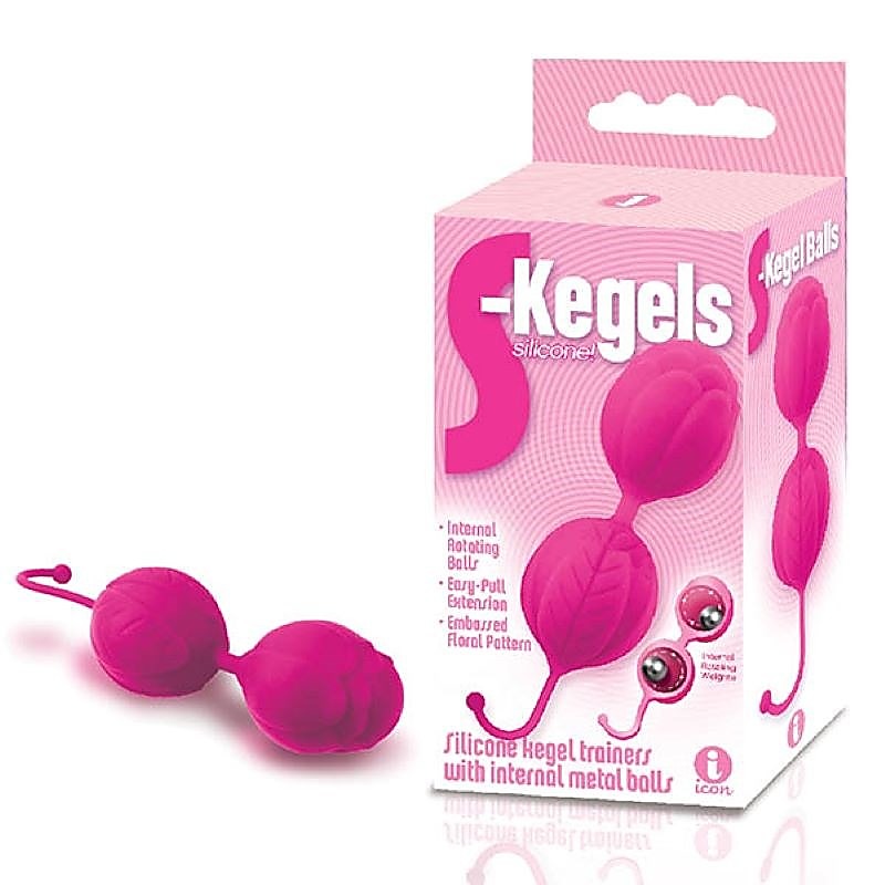 The 9'S S-Kegels Silicone Kegel Balls By Icon Brands - Love Eggs and Kegel Exercisers