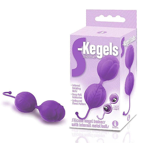 The 9'S S-Kegels Silicone Kegel Balls By Icon Brands - Love Eggs and Kegel Exercisers