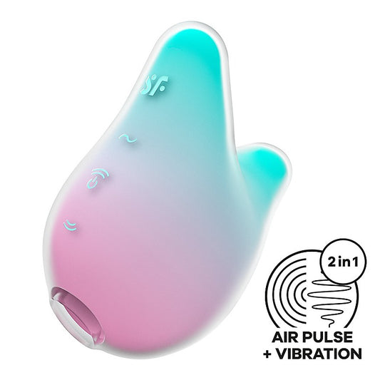 Satisfyer Mermaid USB Rechargeable Clitoral Vibrator - Clit Ticklers and Pulsators