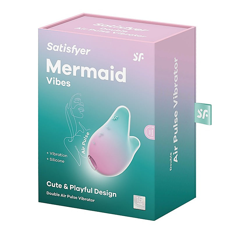 Mermaid Usb Rechargeable Clitoral Vibrator By Satisfyer - Clit Ticklers and Pulsators
