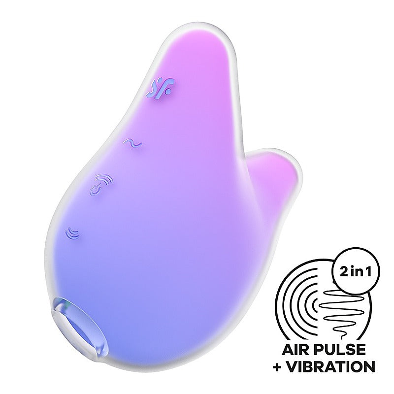 Mermaid Usb Rechargeable Clitoral Vibrator By Satisfyer - Clit Ticklers and Pulsators