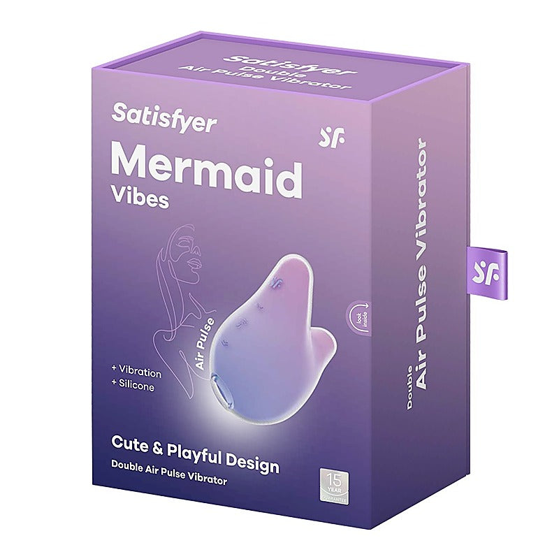 Mermaid Usb Rechargeable Clitoral Vibrator By Satisfyer - Clit Ticklers and Pulsators