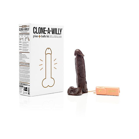 Clone A Willy Plus Balls Kit Deep Skin Tone by Empire Labs - Sex Kits