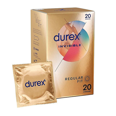 Invisible Original Fit Ultra Thin Condoms By Durex - Condoms