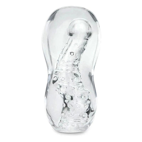 Zolo Gripz Wavy Squeezable Stroker By Xgen Products - Masturbators and Strokers