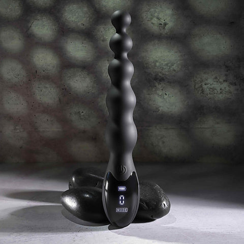 Zero Tolerance Backdoor Baton Vibrating Anal Bead Black - Anal Beads and Balls