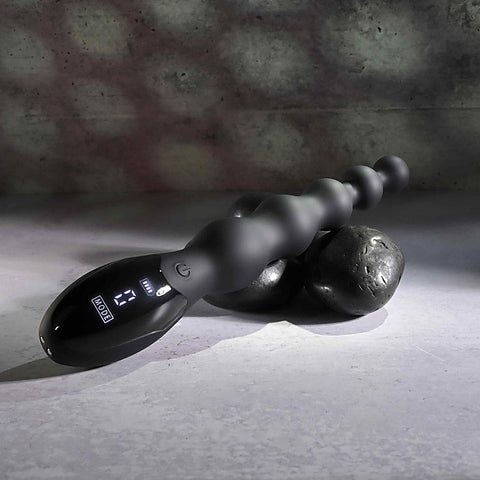 Zero Tolerance Backdoor Baton Vibrating Anal Bead Black - Anal Beads and Balls
