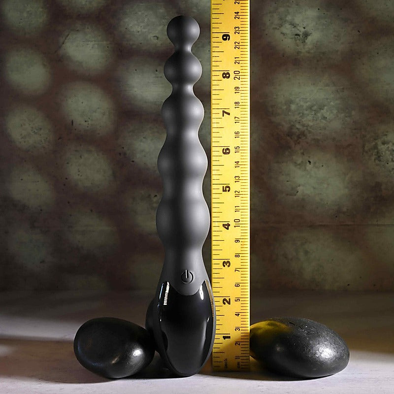 Zero Tolerance Backdoor Baton Vibrating Anal Bead Black - Anal Beads and Balls