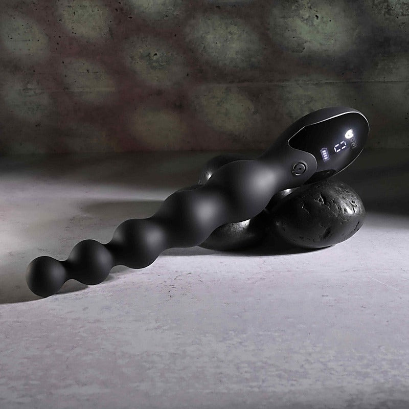 Zero Tolerance Backdoor Baton Vibrating Anal Bead Black - Anal Beads and Balls