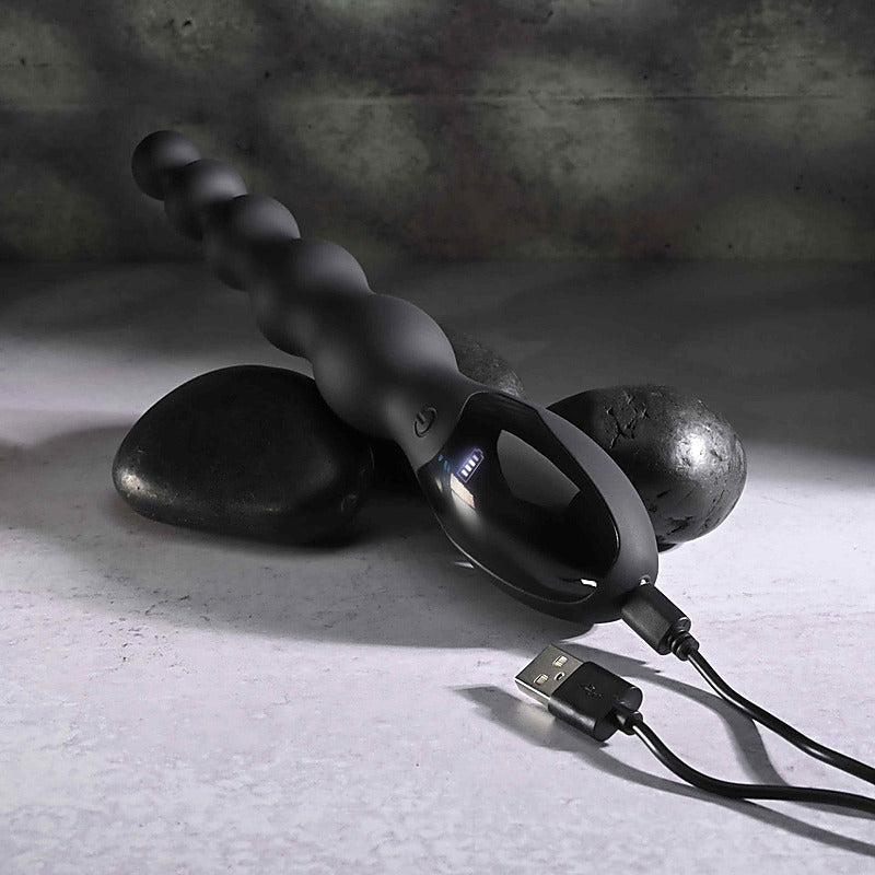 Zero Tolerance Backdoor Baton Vibrating Anal Bead Black - Anal Beads and Balls