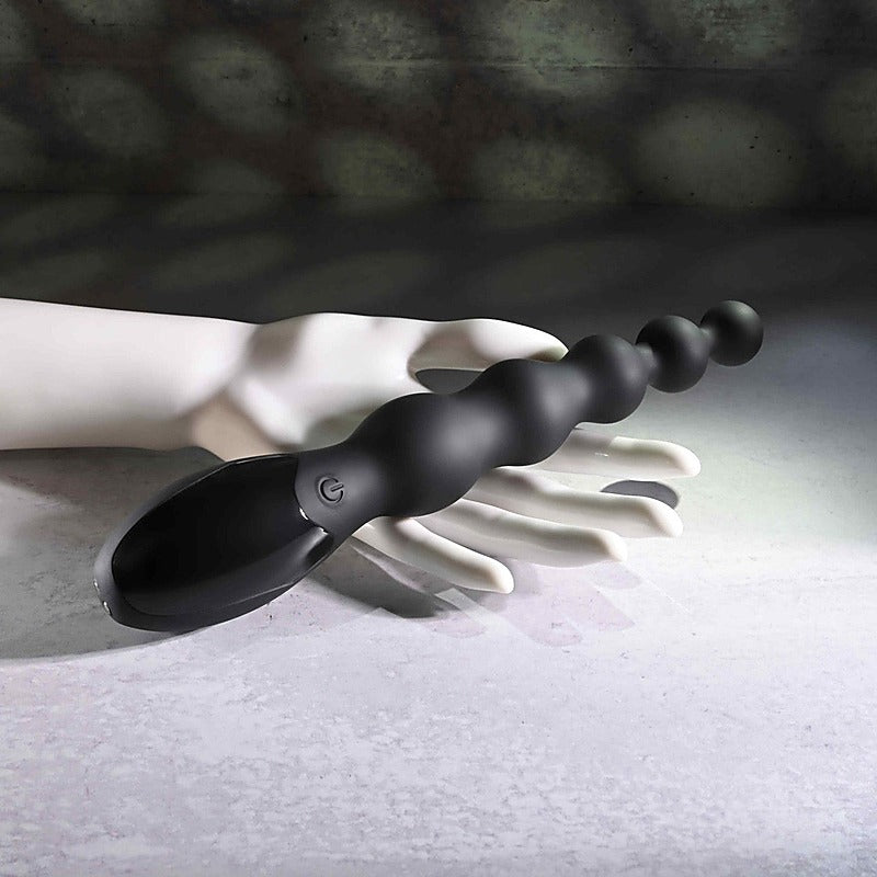 Zero Tolerance Backdoor Baton Vibrating Anal Bead Black - Anal Beads and Balls
