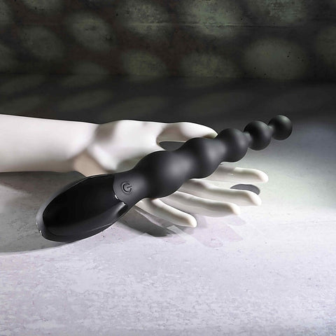 Zero Tolerance Backdoor Baton Vibrating Anal Bead Black - Anal Beads and Balls