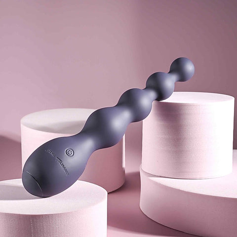 Zero Tolerance Rumpy Bumpy Vibrating Anal Bead Purple - Anal Beads and Balls