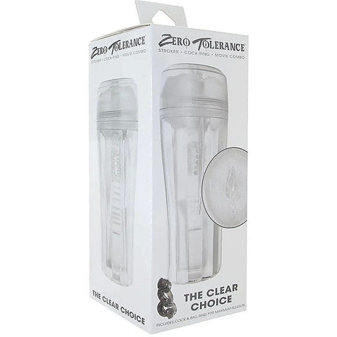 Zero Tolerance THE CLEAR CHOICE Clear Vagina Stroker