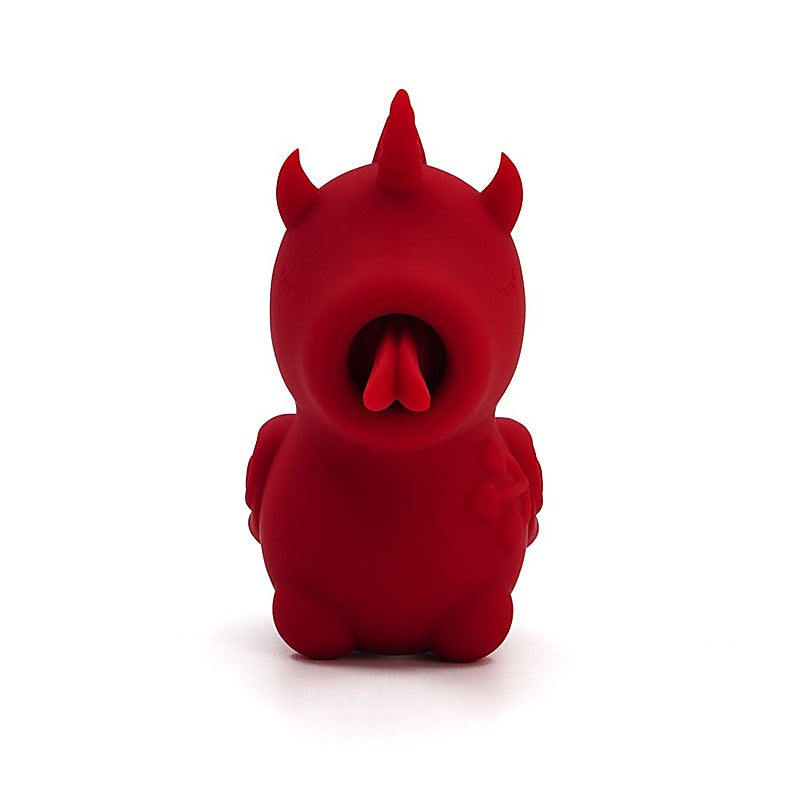 Unihorn Blaze Diablo USB Rechargeable Forked Tongue Flicking Stimulator Red - Finger and Tongue Vibrators