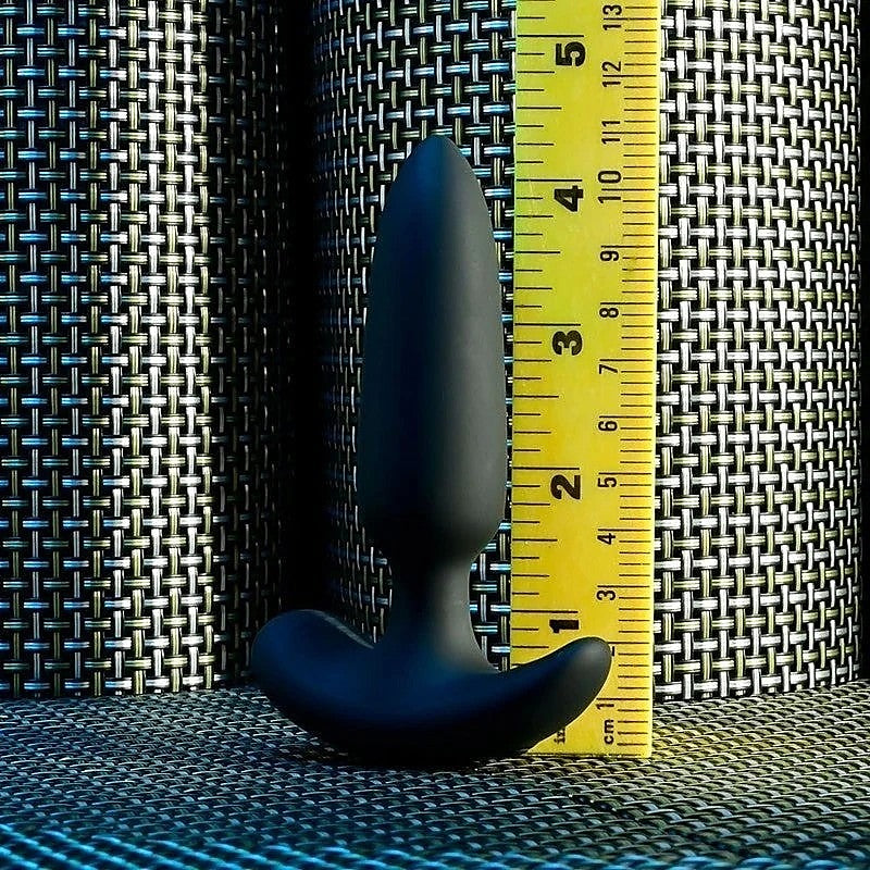 Selopa BLACK BEAUTY USB Rechargeable Vibrating Butt Plug With Wireless Remote Black - Butt Plugs