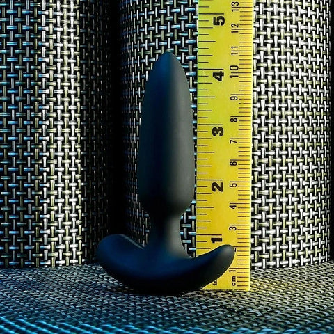 Selopa BLACK BEAUTY USB Rechargeable Vibrating Butt Plug With Wireless Remote Black - Butt Plugs