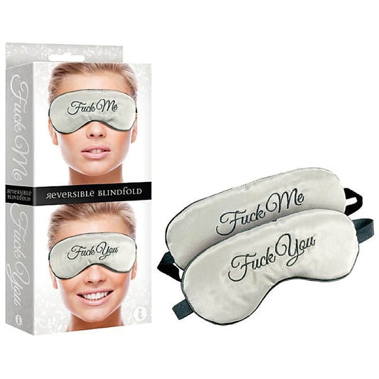 The 9's Reversible Fuck Me/Fuck You Blindfold - Masks And Blindfolds