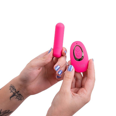 Maia JESSI Remote USB Rechargeable Bullet Vibrator with Wireless Remote Pink - Bullet Vibrators