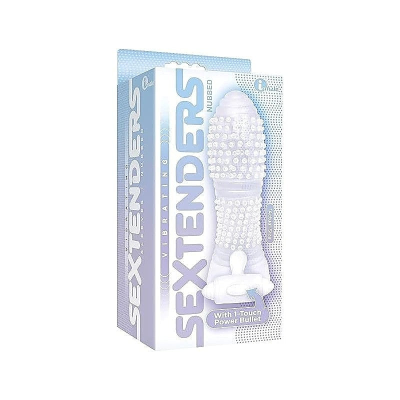The 9'S Vibrating Sextenders - Ribbed By Icon Brands - Pumps, Extenders and Sleeves