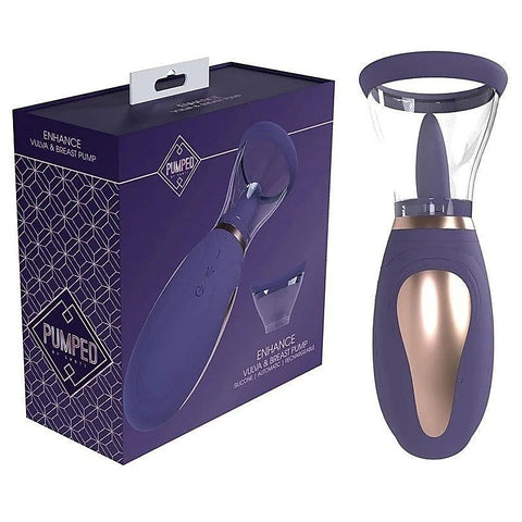 Pumped Enhance Auto Vulva & Breast Pump By Shots Toys - Pussy And Clit Toys