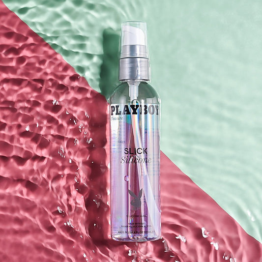 Playboy Pleasure SLICK SILICONE Lubricant 120ml Bottle - Silicone Based Lubes