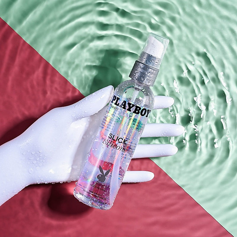 Playboy Pleasure Slick Silicone Lubricant By Evolved - Silicone Based Lubes