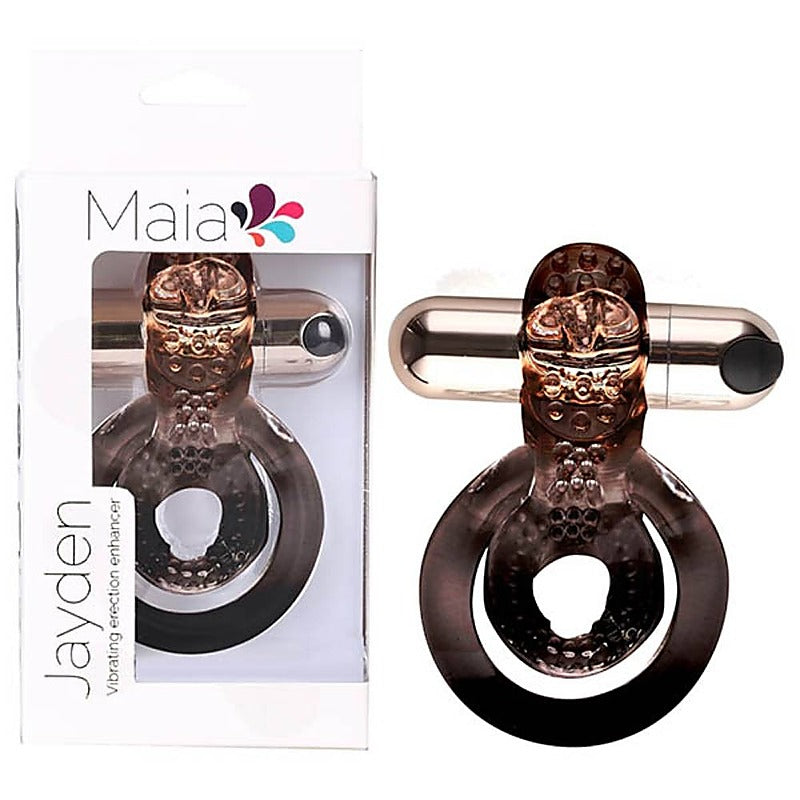 Maia Jayden Usb Rechargeable Vibrating Cock & Ball Rings - Vibrating Cock Rings