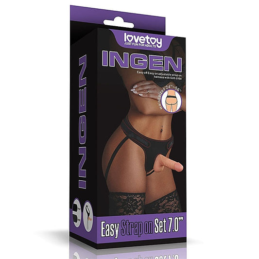 Ingen Easy Strap-On Dildo Set By Lovetoy - Strap On Sextoys