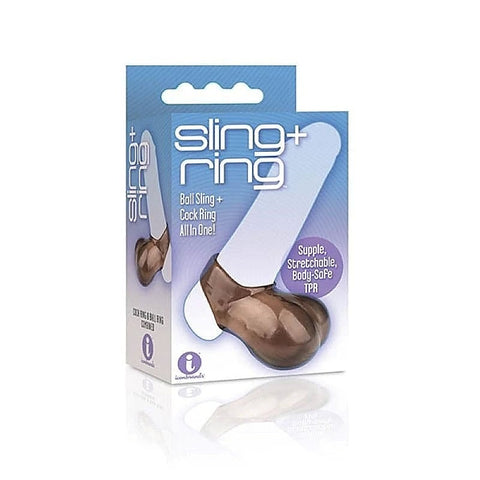 Sling and Cock Ring by Icon Brands - Ball and Cock Toys