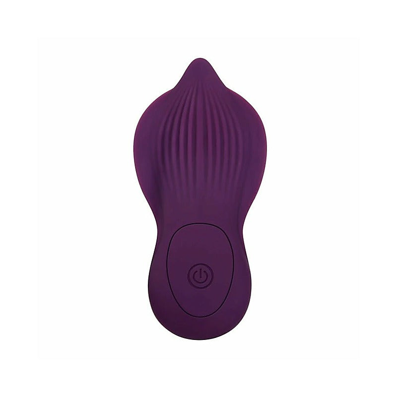 Gender X VELVET HAMMER USB Rechargeable Wearable Vibe with Remote Purple - Remote Control Vibrators