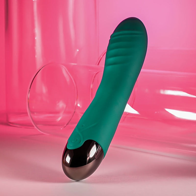Gender X PIROUETTE USB Rechargeable G Spot Vibrator Green - G-Spot Vibrators