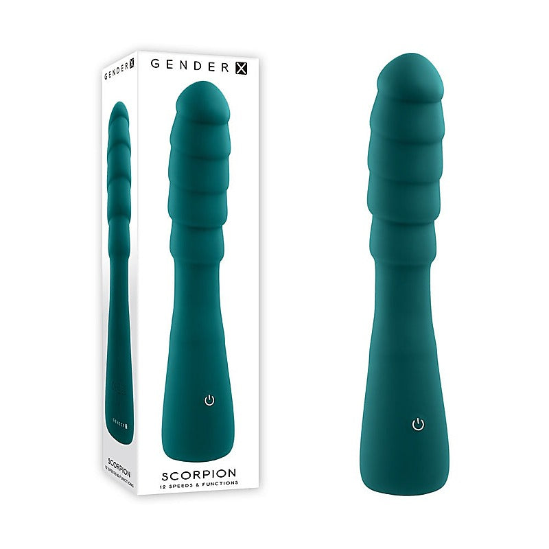 Gender X SCORPION USB Rechargeable G Spot Vibrator Green - G-Spot Vibrators