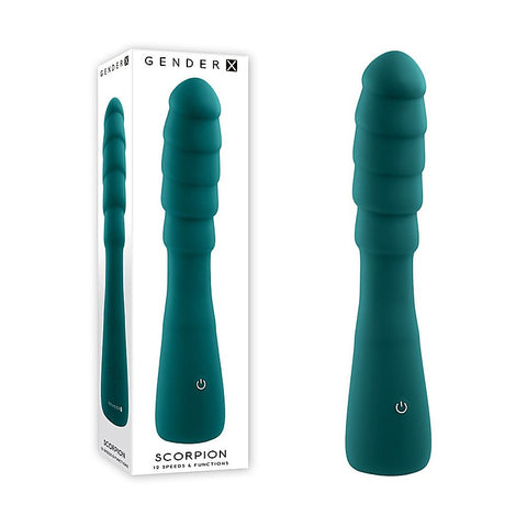 Gender X SCORPION USB Rechargeable G Spot Vibrator Green - G-Spot Vibrators