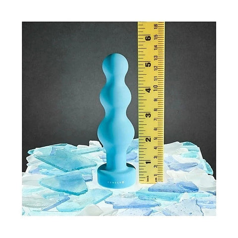 Gender X PLUGGED UP Vibrating Butt Plug Blue - Butt Plugs