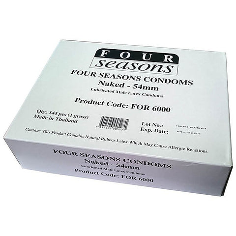 Naked Classic Bulk 144 Condoms by Four Seasons - Condoms