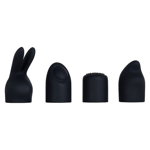 Tiny Treasures Mini Massager With Attachable Heads - Clit Ticklers and Pulsators