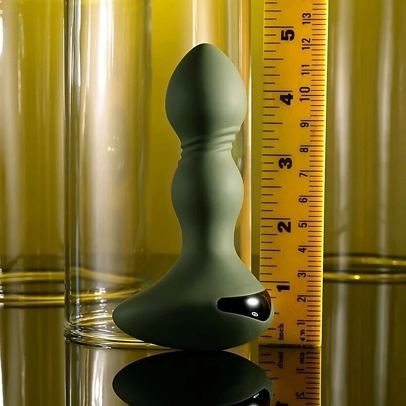 Evolved LIEUTENANT Vibrating Anal Plug Green - Butt Plugs