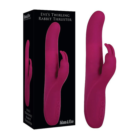 Adam and Eve Eve's Twirling Thrusting Rabbit Vibrator Purple